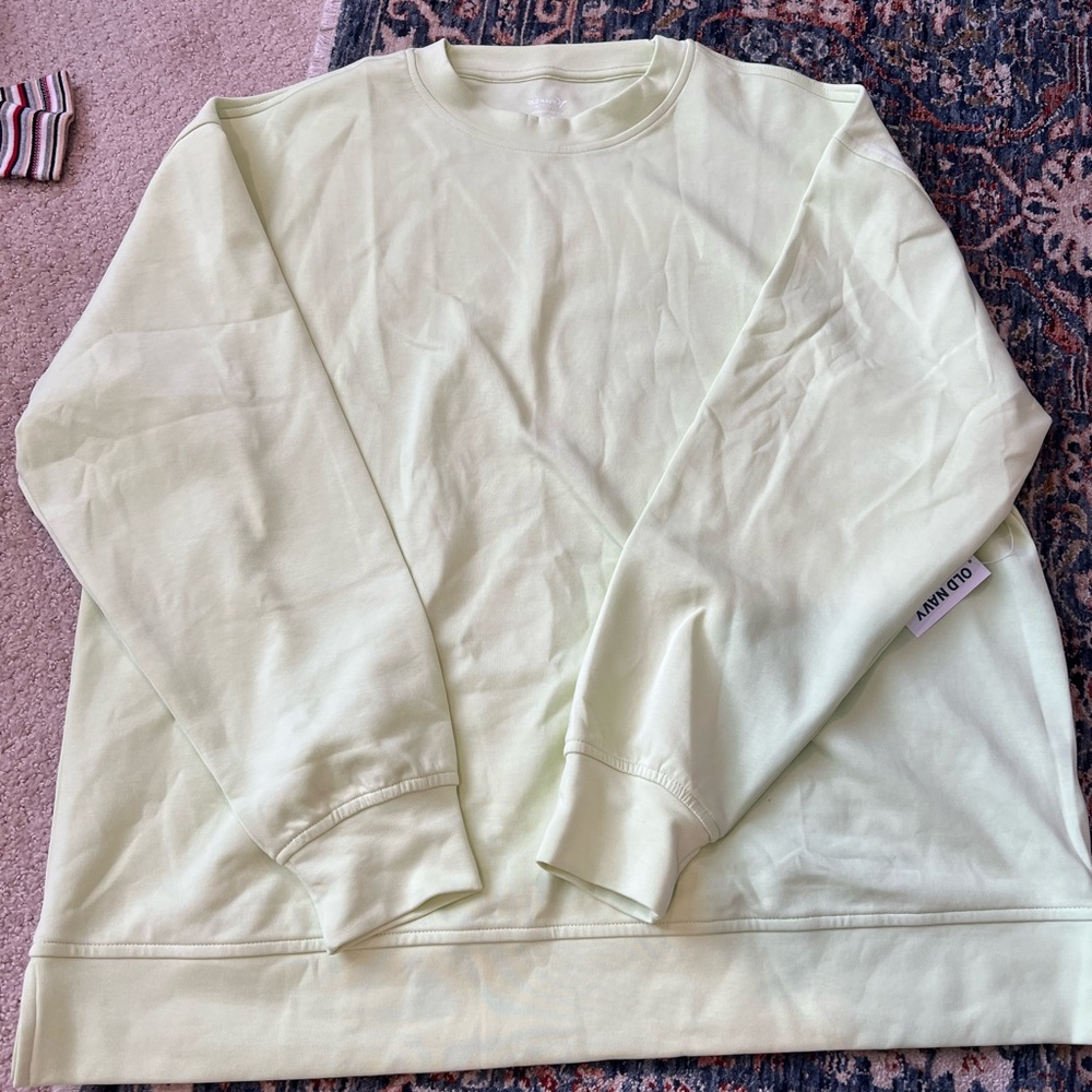 Old Navy Light Green Sweatshirt